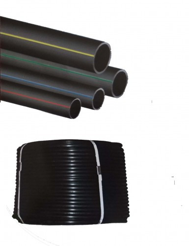 HDPE pipes. Product photo from the brand. We sell and source it.